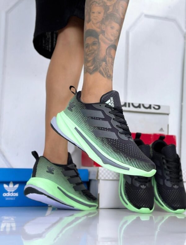 Adidas 3D Caballero Gris Verde Adidas 3D Hombre