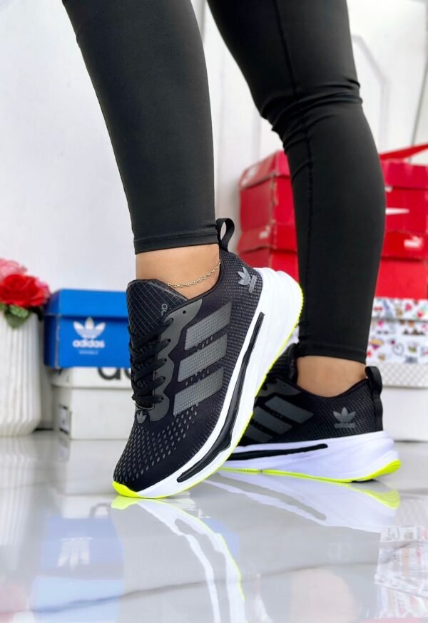 Adidas 3d Dama Negro - Gris Adidas 3D Dama