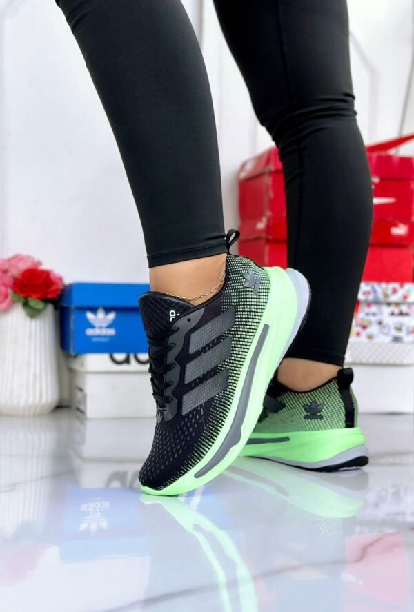 Adidas 3d Dama Negro - Verde Adidas 3D Dama