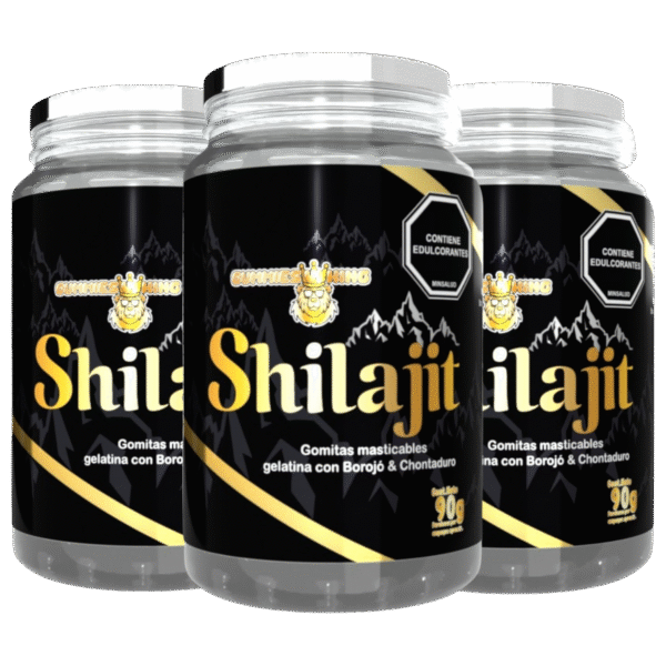 Shilajit Oso Gomitass Promo x3-Photoroom Shilajit Gomas Envase de 30 Und